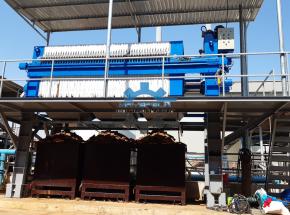 Máy ép bùn khung bản 1500x1500