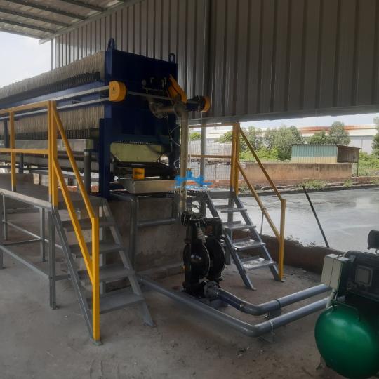Máy ép lọc bùn nước thải